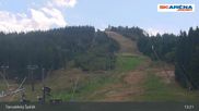 Archived webcam image showing The top of Tanvaldský Špičák on 23 Aug 2026 at 13:07