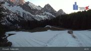 Archived webcam image showing Feldernalm in Ehrwald - Zugspitze on 25 Apr 2026 at 03:45
