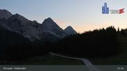 Archived webcam image showing Feldernalm in Ehrwald - Zugspitze on 12 Jul 2026 at 21:12