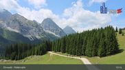 Archived webcam image showing Feldernalm in Ehrwald - Zugspitze on 21 Jul 2026 at 13:43