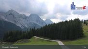Archived webcam image showing Feldernalm in Ehrwald - Zugspitze on 21 Jul 2026 at 17:43