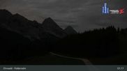 Archived webcam image showing Feldernalm in Ehrwald - Zugspitze on 3 Aug 2026 at 01:04