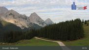 Archived webcam image showing Feldernalm in Ehrwald - Zugspitze on 3 Aug 2026 at 07:04