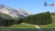 Archived webcam image showing Feldernalm in Ehrwald - Zugspitze on 3 Aug 2026 at 09:04