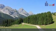 Archived webcam image showing Feldernalm in Ehrwald - Zugspitze on 3 Aug 2026 at 11:04