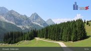 Archived webcam image showing Feldernalm in Ehrwald - Zugspitze on 3 Aug 2026 at 13:04