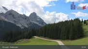Archived webcam image showing Feldernalm in Ehrwald - Zugspitze on 14 Sep 2026 at 15:36