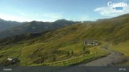 Archived webcam image showing Bad Hofgastein: View Weitmoser Schlossalm on 21 Aug 2026 at 07:26