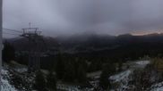 Archived webcam image showing Dachstein West: Top station Hornbahn on 27 Oct 2026 at 07:01