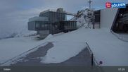 Archived webcam image showing Gaislachkogel in Sölden on 22 Mar 2026 at 07:04
