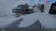 Archived webcam image showing Gaislachkogel in Sölden on 22 Mar 2026 at 08:04