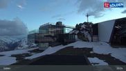 Archived webcam image showing Gaislachkogel in Sölden on 9 May 2026 at 03:08