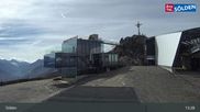 Archived webcam image showing Gaislachkogel in Sölden on 1 Oct 2026 at 13:31