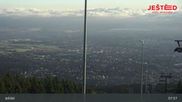 Archived webcam image showing View from Stanice lanovky ČD, Liberec - Horní Hanychov on 17 Sep 2026 at 08:59