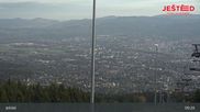 Archived webcam image showing View from Stanice lanovky ČD, Liberec - Horní Hanychov on 17 Oct 2026 at 09:14