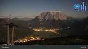Archived webcam image showing Lermoos Grubigstein Ski Resort: Grubig II Gondola on 29 May 2026 at 01:17