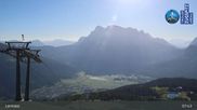 Archived webcam image showing Lermoos Grubigstein Ski Resort: Grubig II Gondola on 29 May 2026 at 08:17