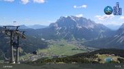 Archived webcam image showing Lermoos Grubigstein Ski Resort: Grubig II Gondola on 29 May 2026 at 11:17