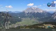 Archived webcam image showing Lermoos Grubigstein Ski Resort: Grubig II Gondola on 29 May 2026 at 13:17