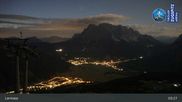 Archived webcam image showing Lermoos Grubigstein Ski Resort: Grubig II Gondola on 5 Jul 2026 at 03:57
