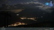 Archived webcam image showing Lermoos Grubigstein Ski Resort: Grubig II Gondola on 9 Jul 2026 at 03:56