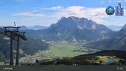 Archived webcam image showing Lermoos Grubigstein Ski Resort: Grubig II Gondola on 19 Aug 2026 at 11:12