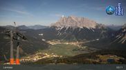 Archived webcam image showing Lermoos Grubigstein Ski Resort: Grubig II Gondola on 27 Sep 2026 at 03:58