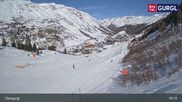 Archived webcam image showing Gurgl - Gaisberg mountain on 26 Feb 2026 at 19:28