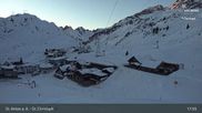Archived webcam image showing St. Christoph - Arlberg on 26 Feb 2026 at 05:36
