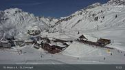 Archived webcam image showing St. Christoph - Arlberg on 26 Feb 2026 at 11:36