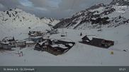 Archived webcam image showing St. Christoph - Arlberg on 14 Mar 2026 at 07:30