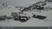 Archived webcam image showing St. Christoph - Arlberg on 14 Mar 2026 at 09:30