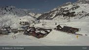 Archived webcam image showing St. Christoph - Arlberg on 22 Mar 2026 at 11:42