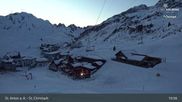 Archived webcam image showing St. Christoph - Arlberg on 5 Apr 2026 at 01:09