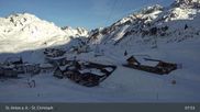 Archived webcam image showing St. Christoph - Arlberg on 5 Apr 2026 at 08:09