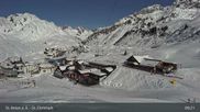 Archived webcam image showing St. Christoph - Arlberg on 5 Apr 2026 at 09:09