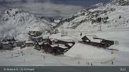 Archived webcam image showing St. Christoph - Arlberg on 5 Apr 2026 at 13:09