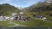 Archived webcam image showing St. Christoph - Arlberg on 2 Sep 2026 at 09:11