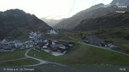 Archived webcam image showing St. Christoph - Arlberg on 12 Sep 2026 at 19:02