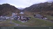 Archived webcam image showing St. Christoph - Arlberg on 14 Oct 2026 at 05:28