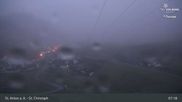 Archived webcam image showing St. Christoph - Arlberg on 14 Oct 2026 at 07:28