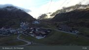 Archived webcam image showing St. Christoph - Arlberg on 14 Oct 2026 at 17:28
