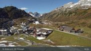 Archived webcam image showing St. Christoph - Arlberg on 27 Oct 2026 at 13:10