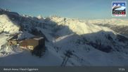 Archiviertes Webcam Bild: Aletsch Arena: Bergstation Fiescheralp-Eggishorn am 26 Feb 2026 um 17:21 Uhr