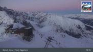 Archiviertes Webcam Bild: Aletsch Arena: Bergstation Fiescheralp-Eggishorn am 26 Feb 2026 um 21:58 Uhr