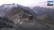 Archived webcam image showing Top station Fiescheralp-Eggishorn (Aletsch Arena) on 29 Jun 2026 at 03:24