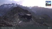 Archived webcam image showing Top station Fiescheralp-Eggishorn (Aletsch Arena) on 29 Jun 2026 at 05:24