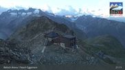 Archived webcam image showing Top station Fiescheralp-Eggishorn (Aletsch Arena) on 12 Jul 2026 at 03:36