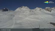 Archived webcam image showing St. Moritz - Corviglia ski resort on 26 Feb 2026 at 09:13