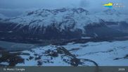 Archived webcam image showing St. Moritz - Corviglia ski resort on 13 Apr 2026 at 01:27